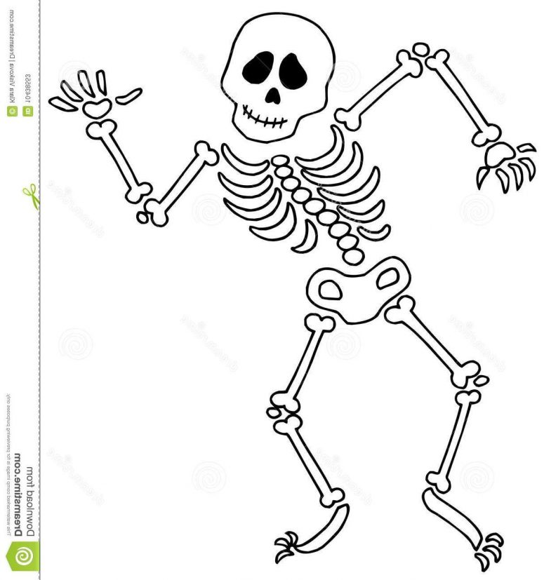 Dancing skeleton clipart.