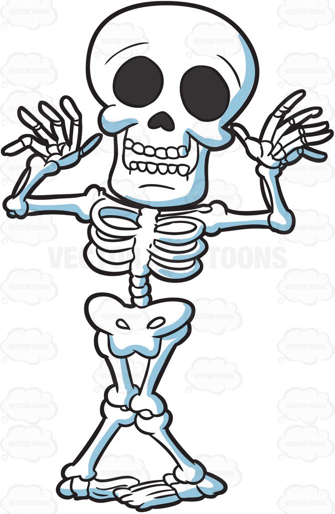 Skeleton clipart animated. 
