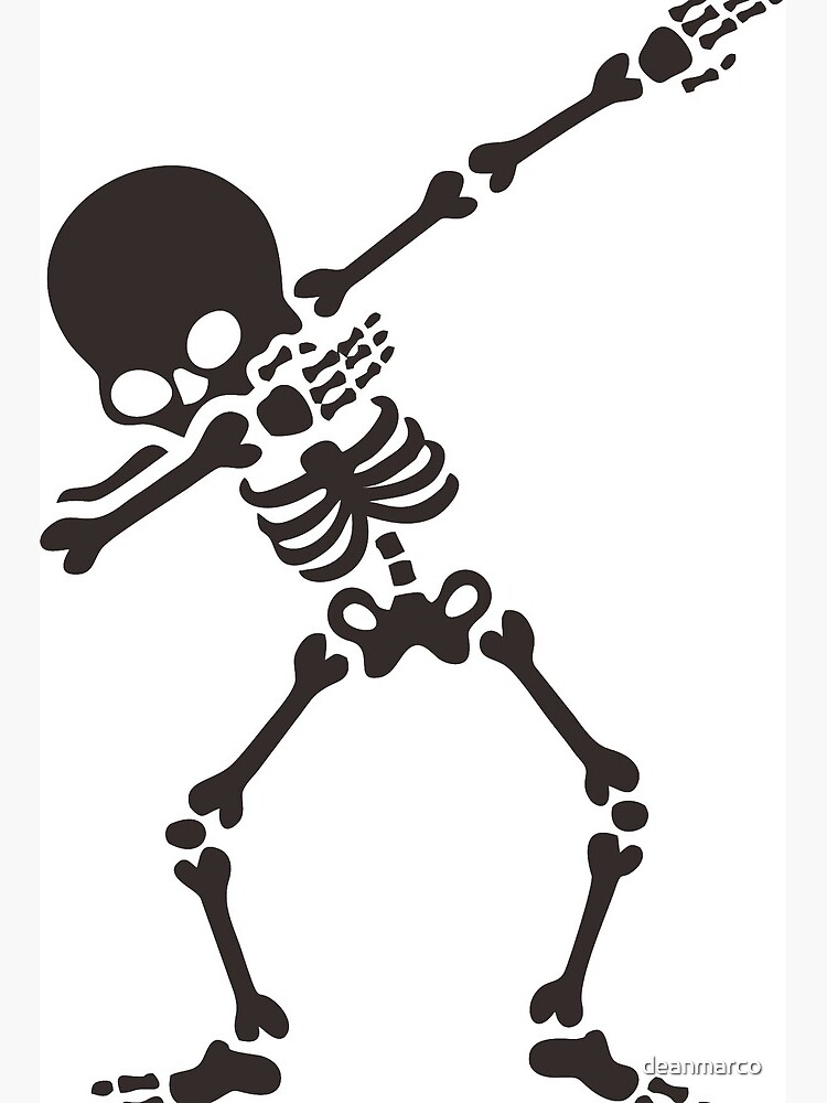 Dabbing skeleton