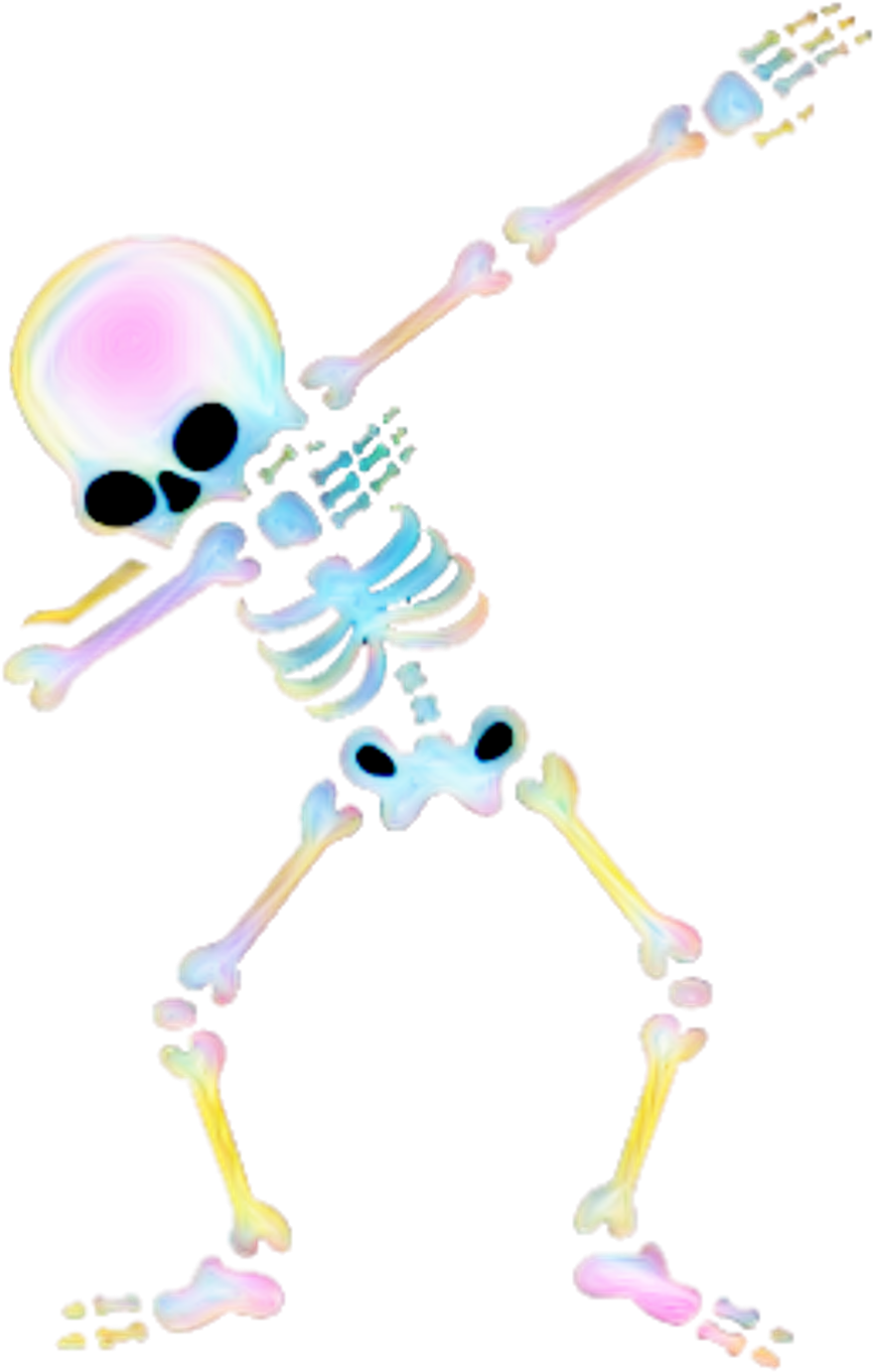 Skeleton dab dabbing.