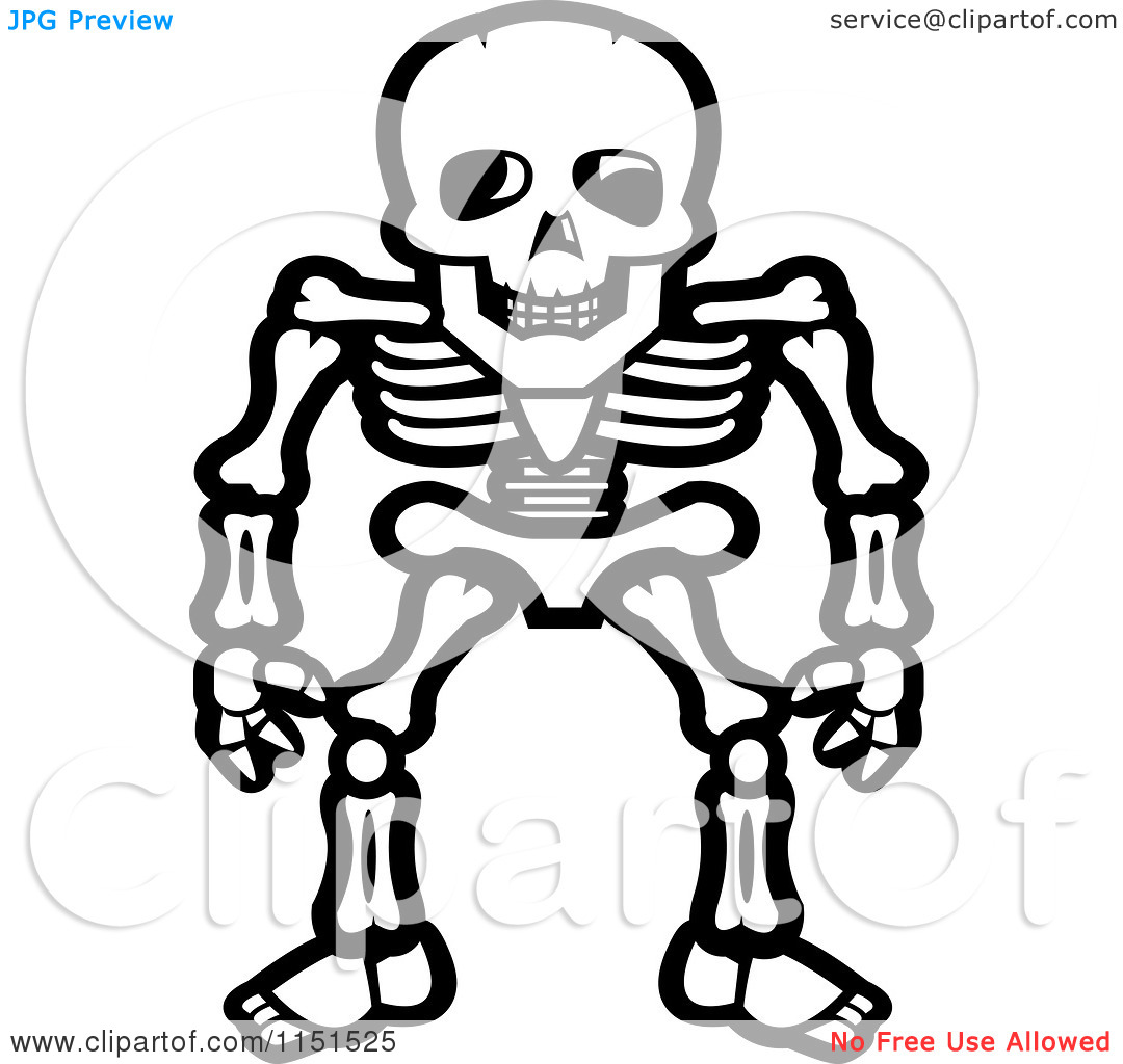Skeleton Clip Art For Kids