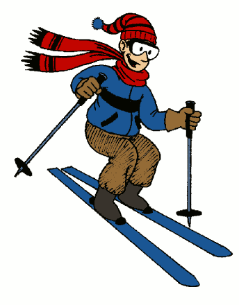 Ski clip art.