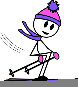 Snow skiing animated.
