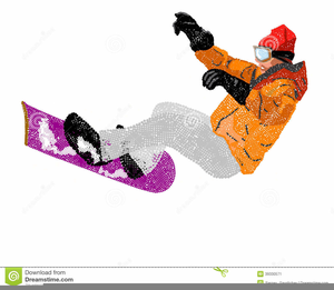 Freestyle Skiing Clipart