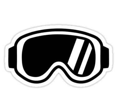 Skiing goggles