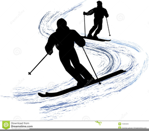 Clipart snow skiers.