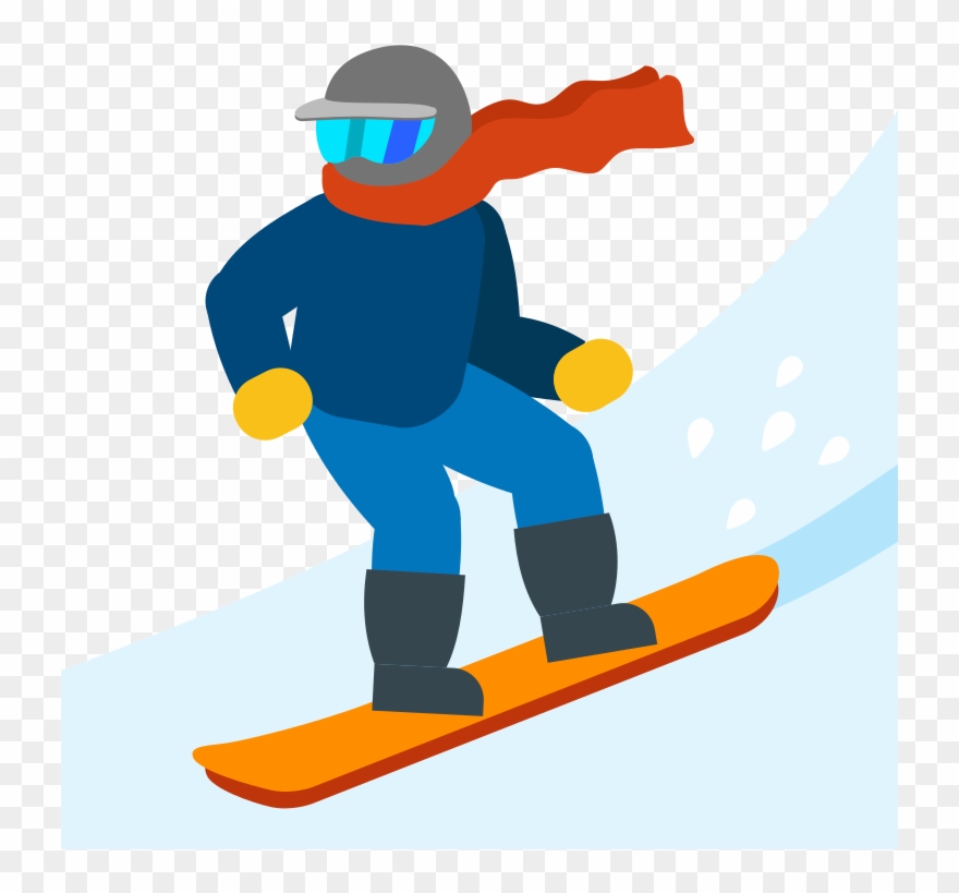Ski Emoji Png Clipart Skiing Snowboarding Clip Art