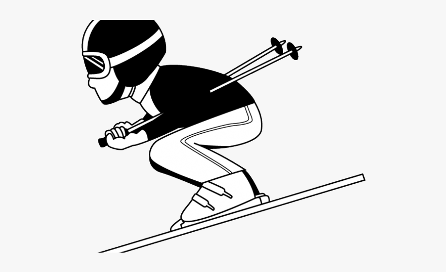 Skiing Clipart Scene