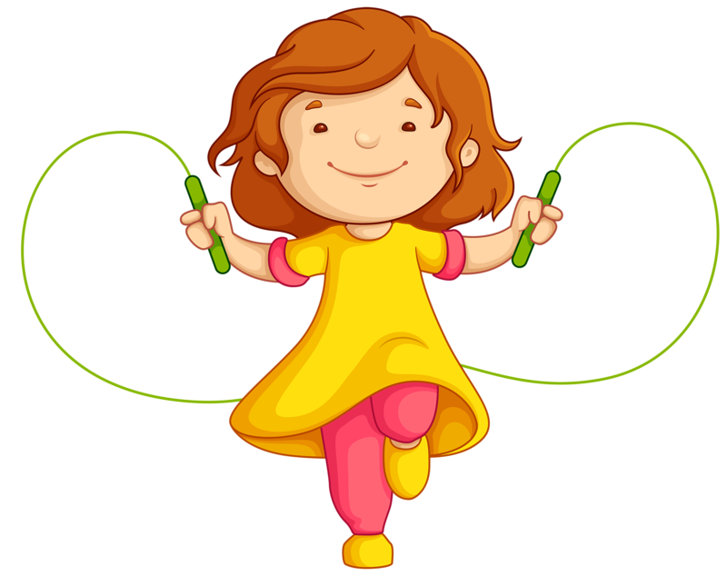 Jumping clipart child.