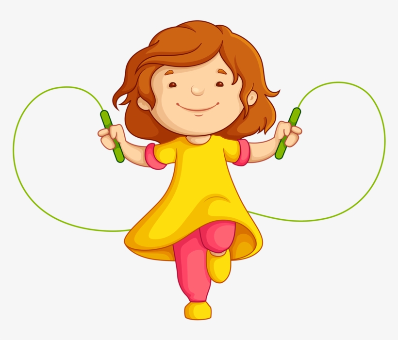 Child clipart jumping.
