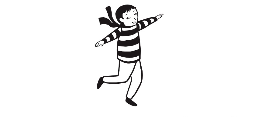 skipping clipart playful kid