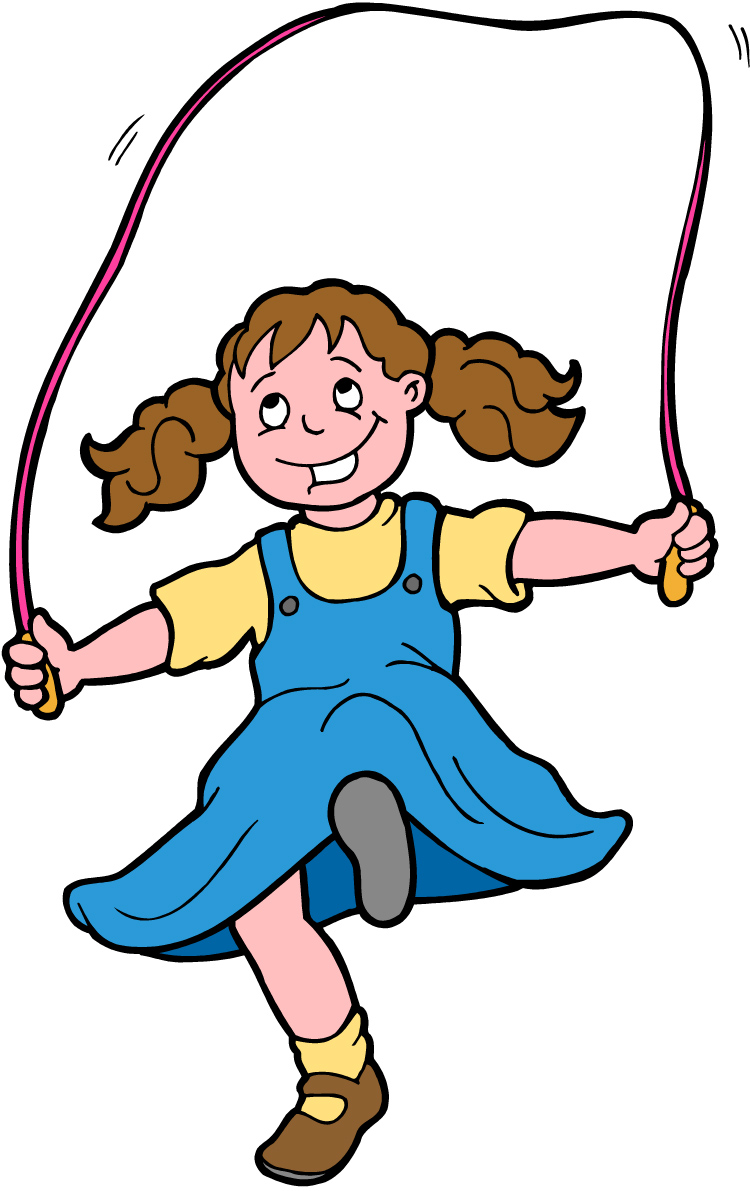 Skipping rope clipart.