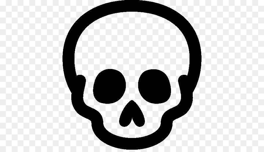 Skull symbol clipart.