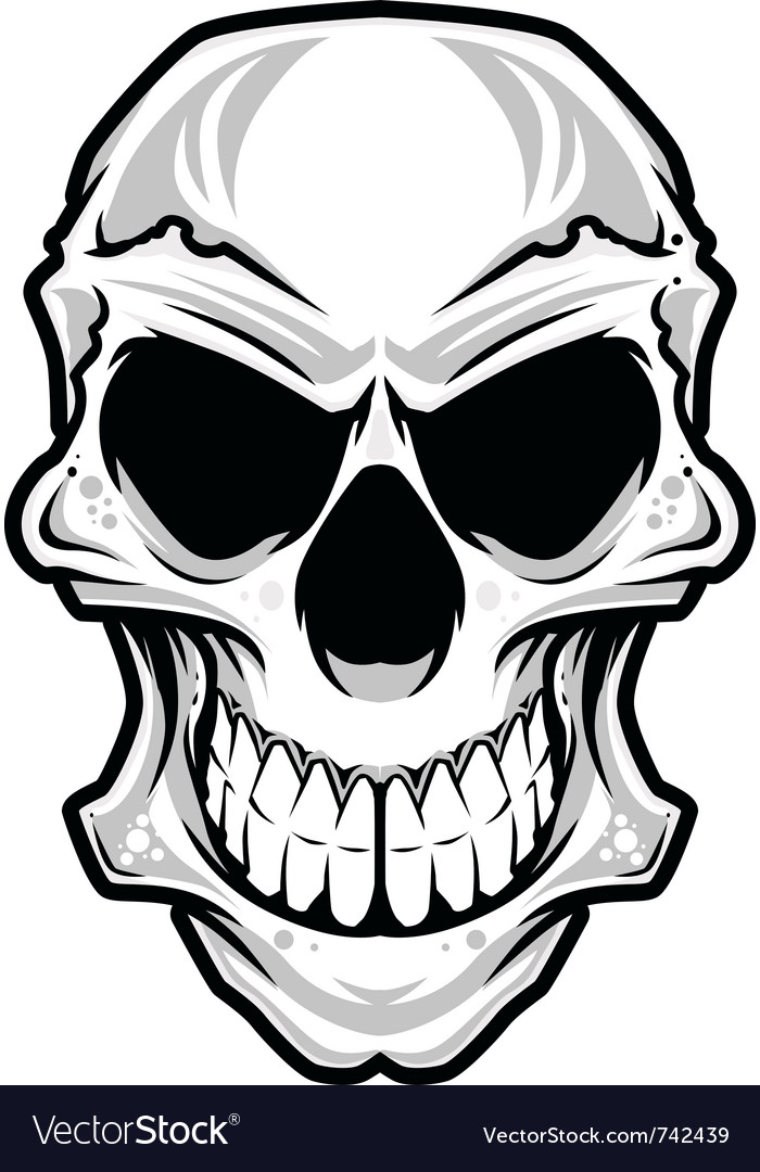 Angry skull drawing clipart images gallery for free download
