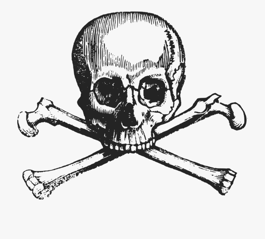 Skull and crossbones.