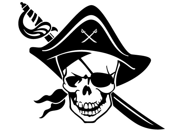 Free pirate skull.