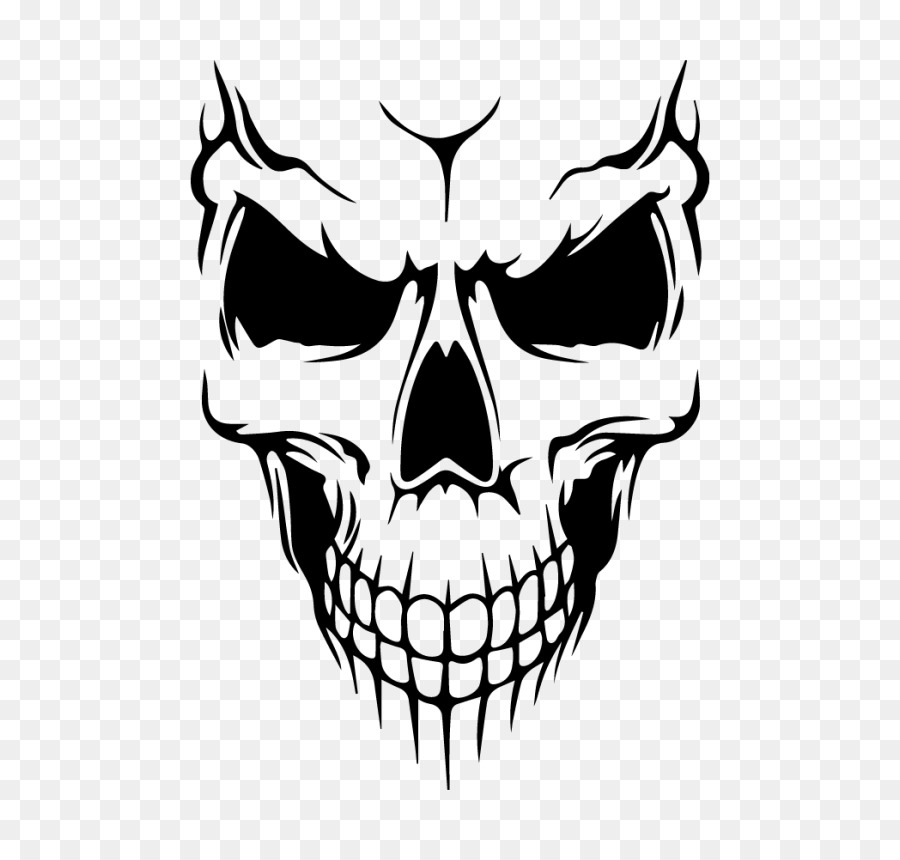Skull logo clipart.
