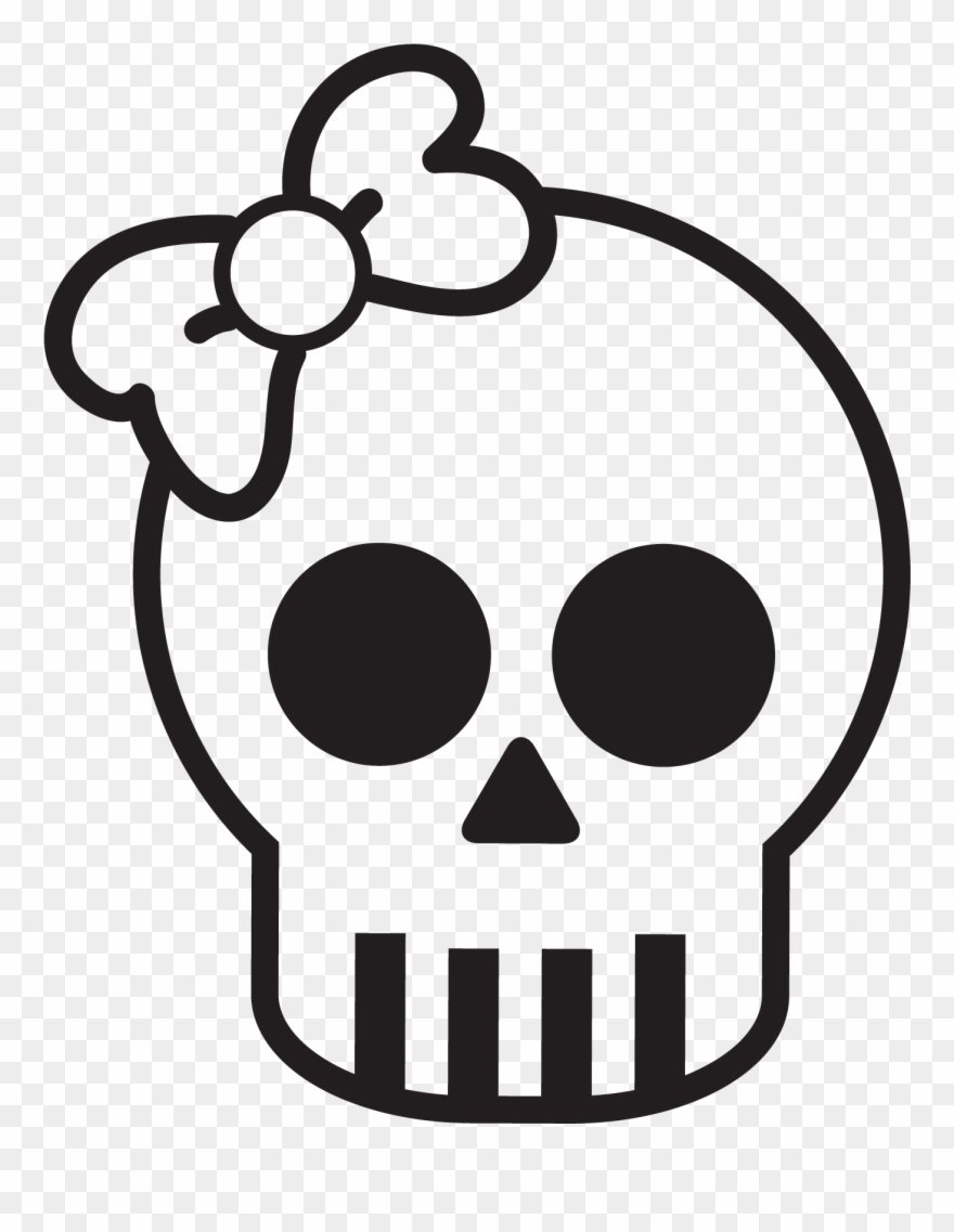 Simple cute skull.
