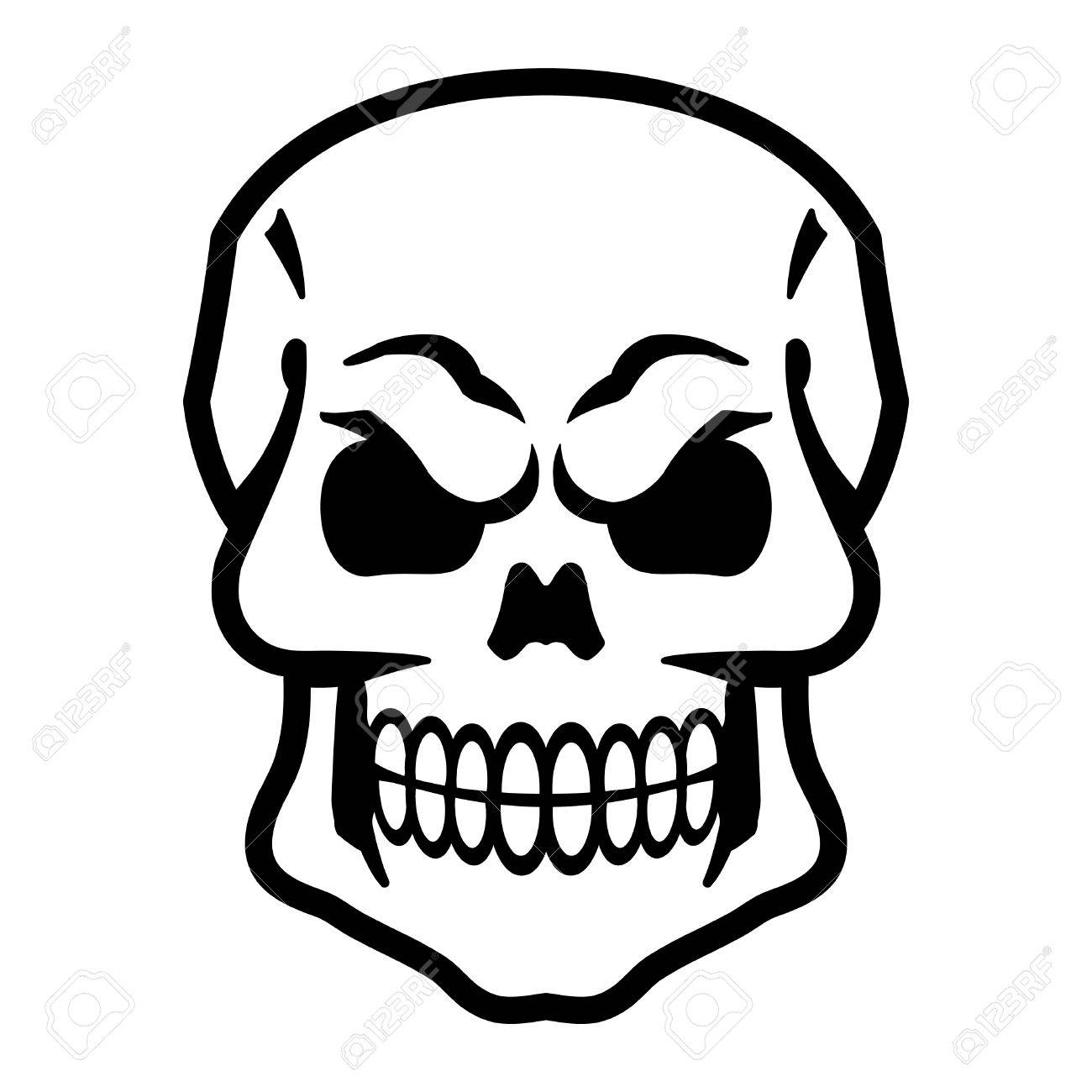 Download Free png Skull Vector Icon Royalty Free Cliparts
