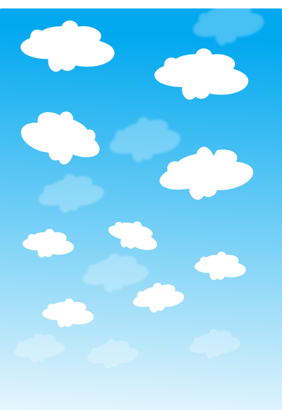 Sky With Clouds Clip Art at Clker