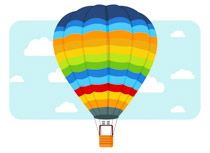 Free Hot Air Balloon Clipart