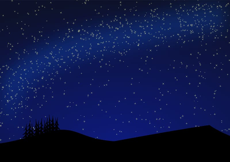 sky clipart stars