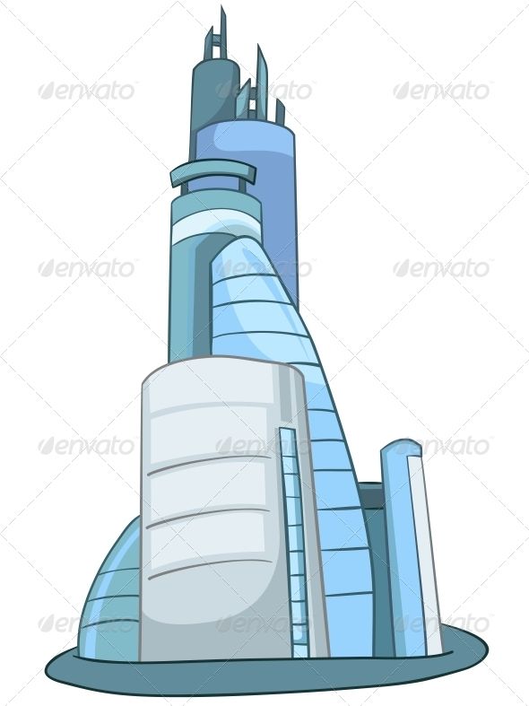 Cartoon Skyscraper