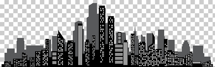 Brand Skyscraper Skyline Black and white, Cityscape