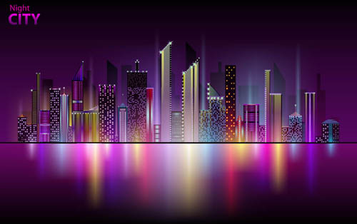 Free night city clipart free vector download