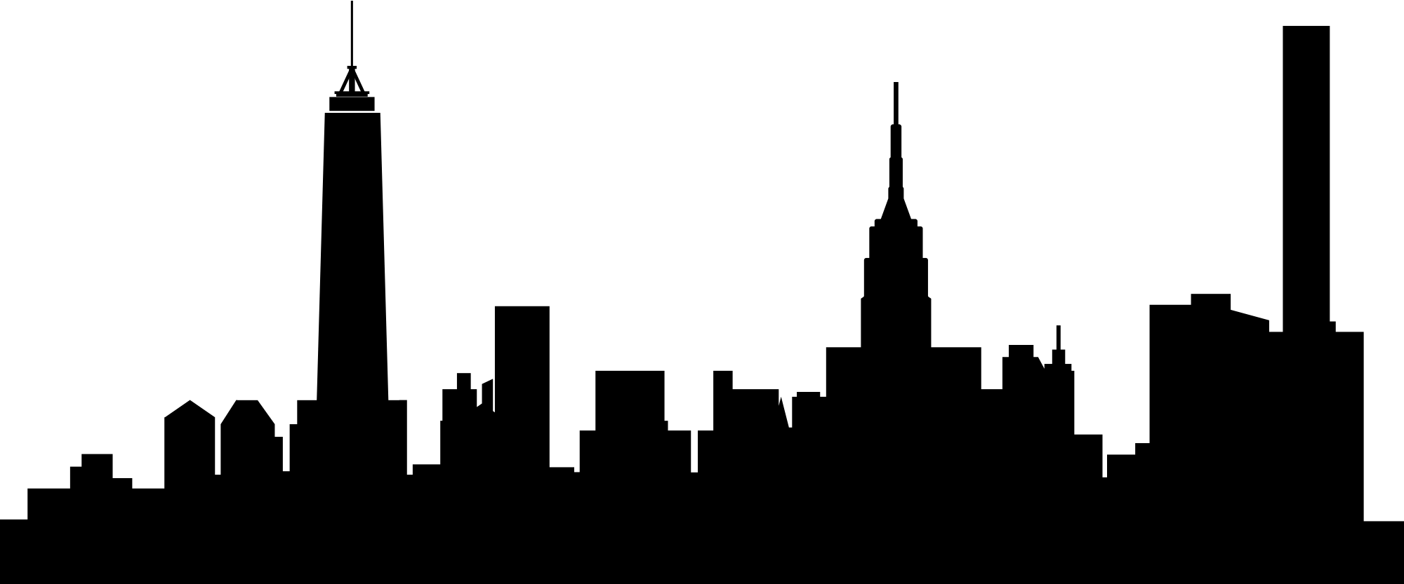 Queens Skyline Skyscraper Silhouette Photography