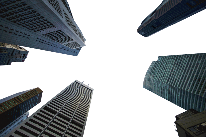 Skyscraper transparent background.