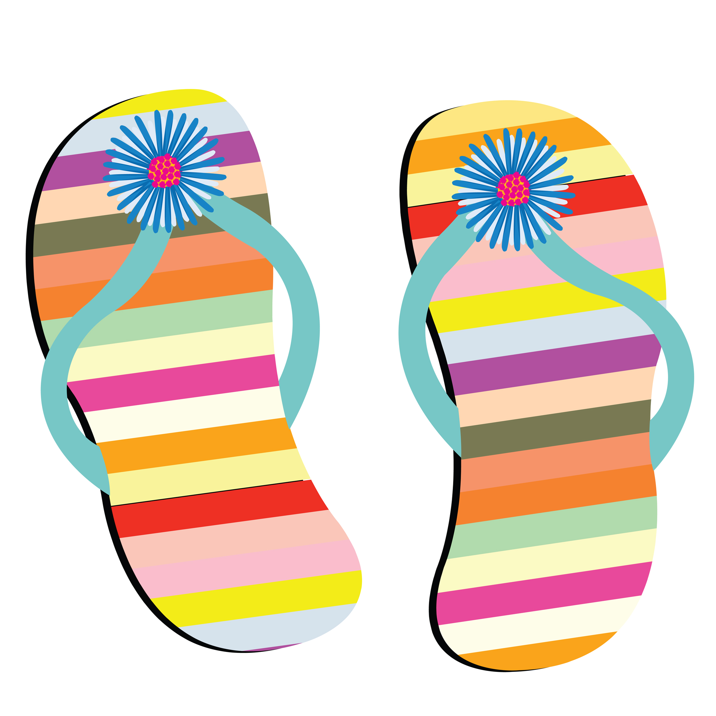 Free Beach Sandals Cliparts, Download Free Clip Art, Free