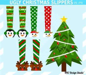 Ugly christmas slippers.
