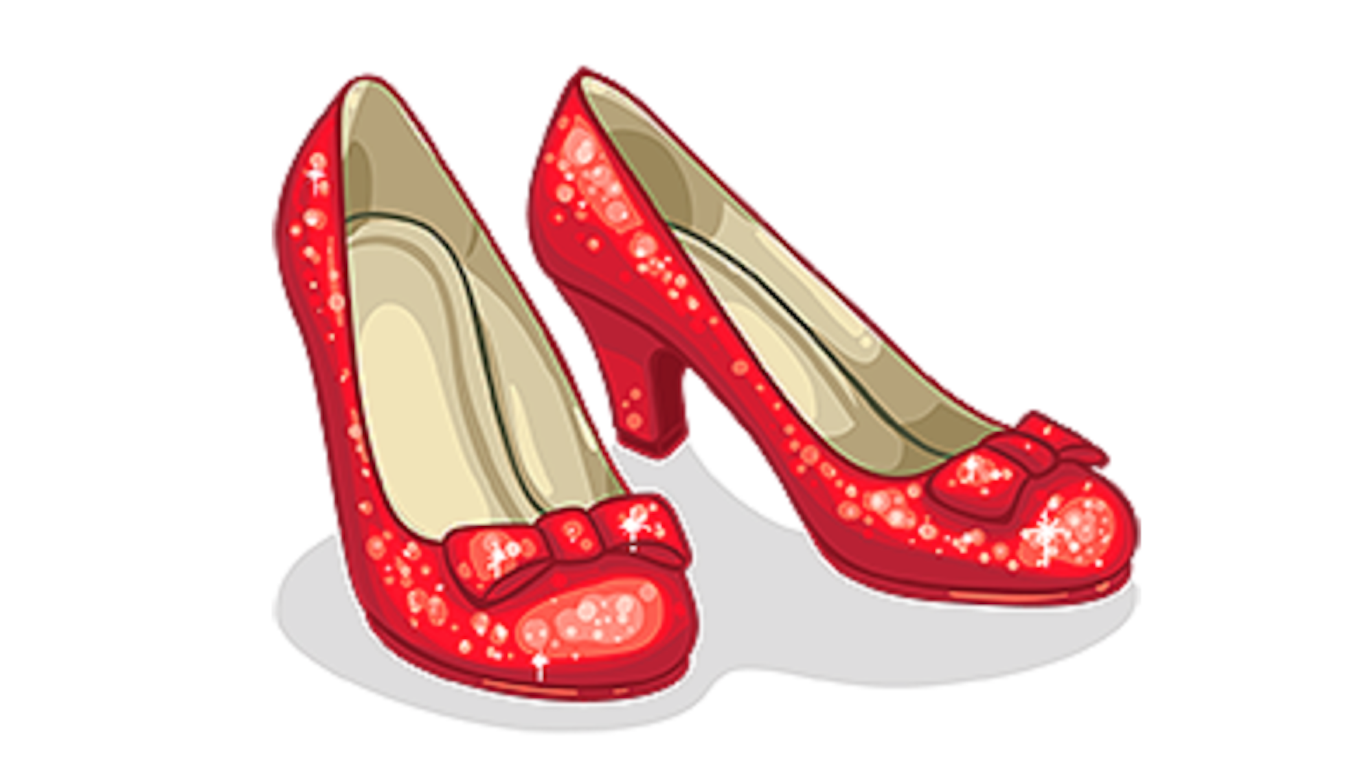 Dorothys ruby slippers.