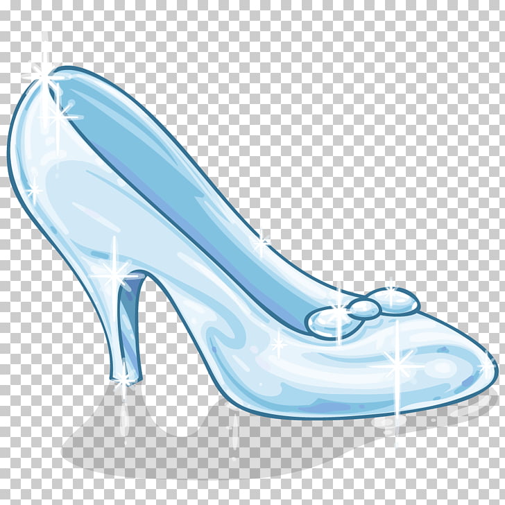 Slipper Cinderella Shoe , sandal, glass shoes illustration