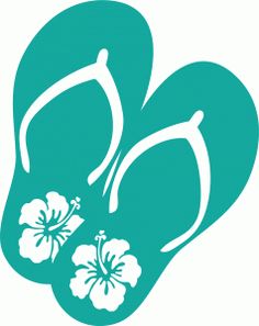 Hawaiian Sandals Cliparts