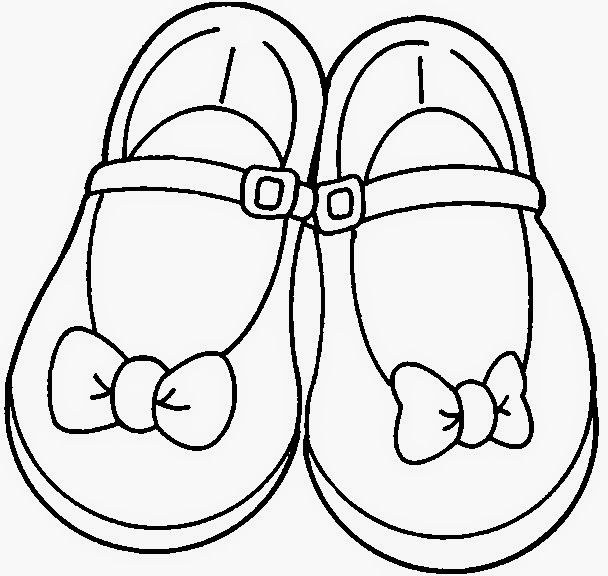 Shoe Clipart Black And White