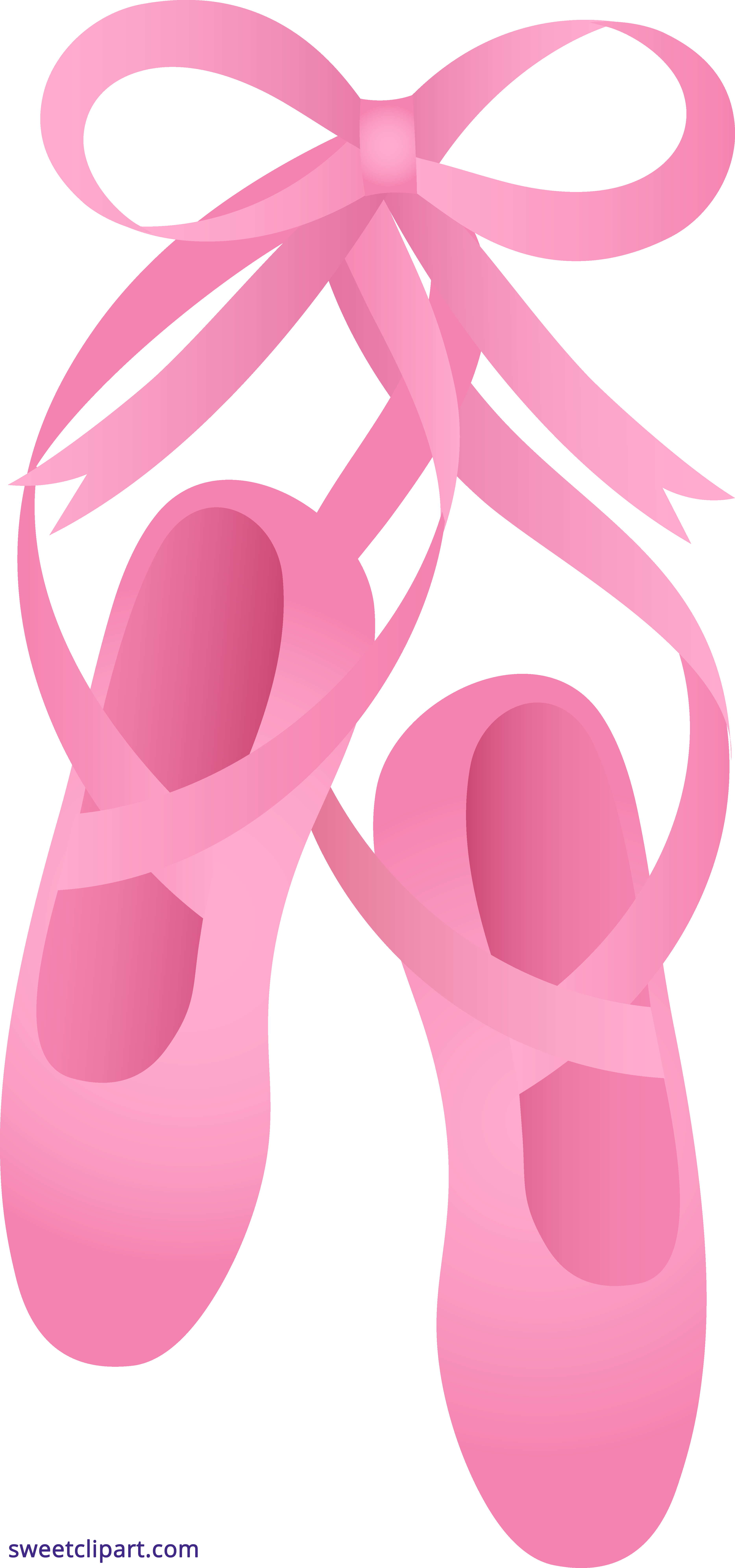 Pink ballet slippers.