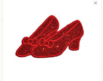 Ruby slippers clipart.