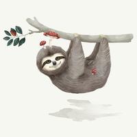 Sloth Free Vector Art