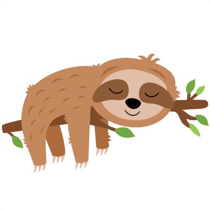 Sloth sleeping tree.