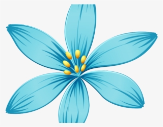 small flower clipart blue jasmine