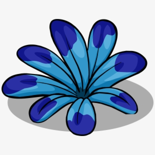 Clipart flower blue.