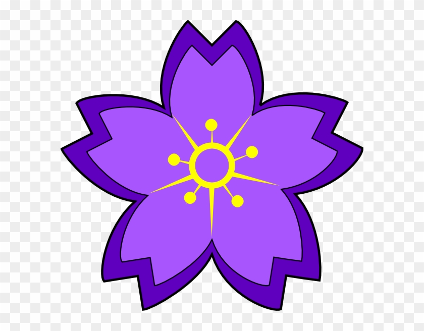 Purple Flower Clipart Tiny Flower