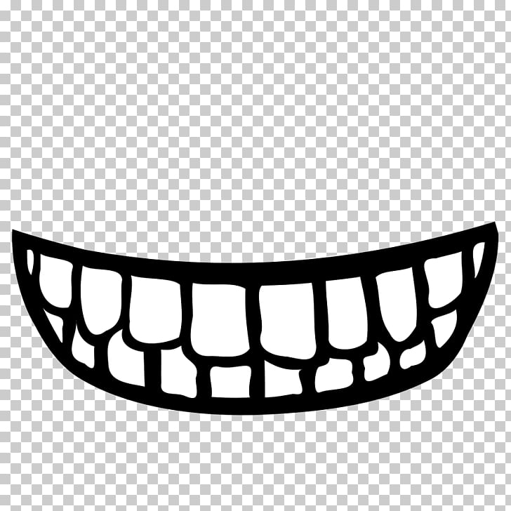 Human tooth smile.