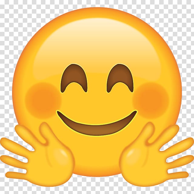 Emoji Hug Emoticon, Emoji Face , smile emoji transparent