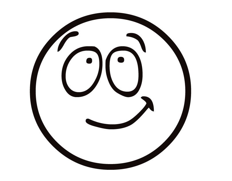 Printable Black And White Smiley Faces Free Clipart