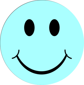Happy face blue smiley face clip art at vector clip art