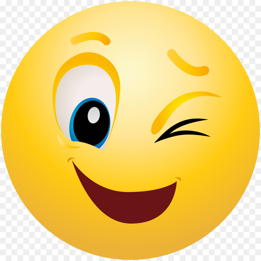 Happy face emoji.