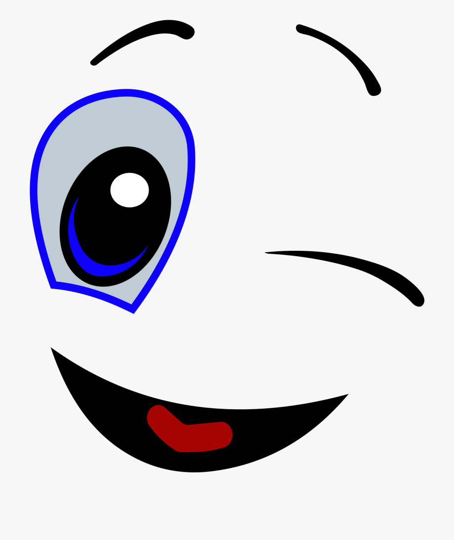 Smiley Wink Emoticon Drawing Face